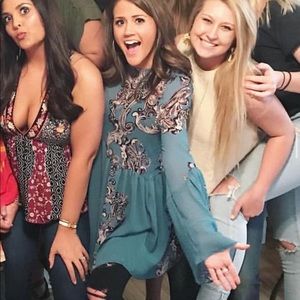 FREE PEOPLE bell sleeve tunic top